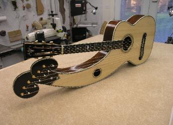 Dyer Style 7 harp guitar