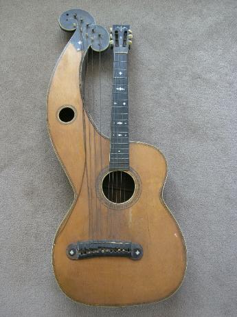 Dyer Style 7 harp guitar