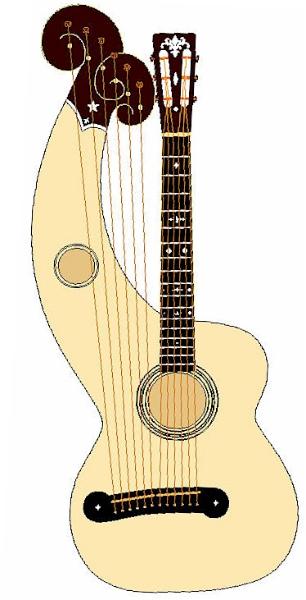 Dyer Style 7 harp guitar