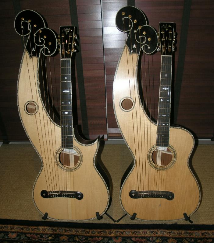 Dyer Style 7 harp guitar