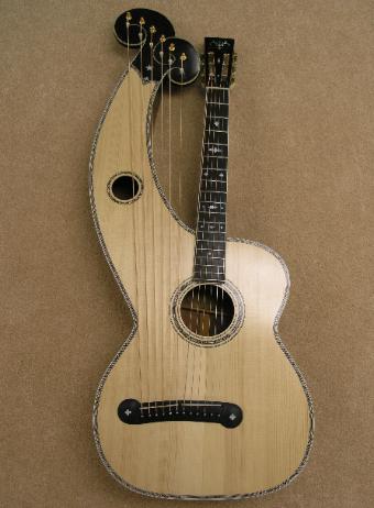 Dyer Style 7 harp guitar