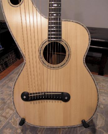 Dyer Style 7 harp guitar